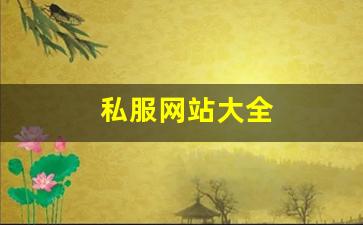 梦幻西游私副：私服网站大全 (19)