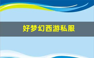 公益手游sf网站：好梦幻西游私服(梦幻西游手游) (13)